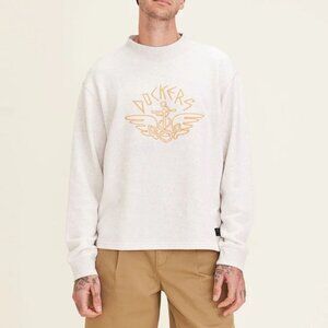 Dockers x Matthias Dandois Mockneck Sweatshirt L BMX Skater Collab Relaxed NWT